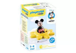 1.2.3. & Disney: Mickey's Spinning Sun w /Rattle