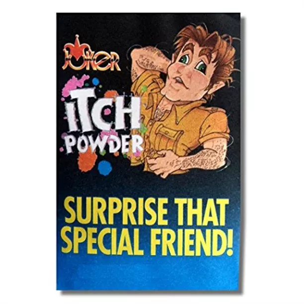 1 Classic Package of ITCHING ITCH POWDER -Prank Joke Trick Gag