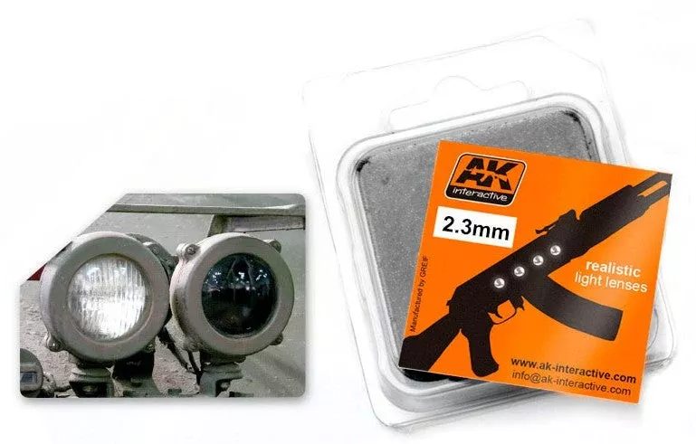 AK Interactive 209 White Light Lenses 2.3mm (4)