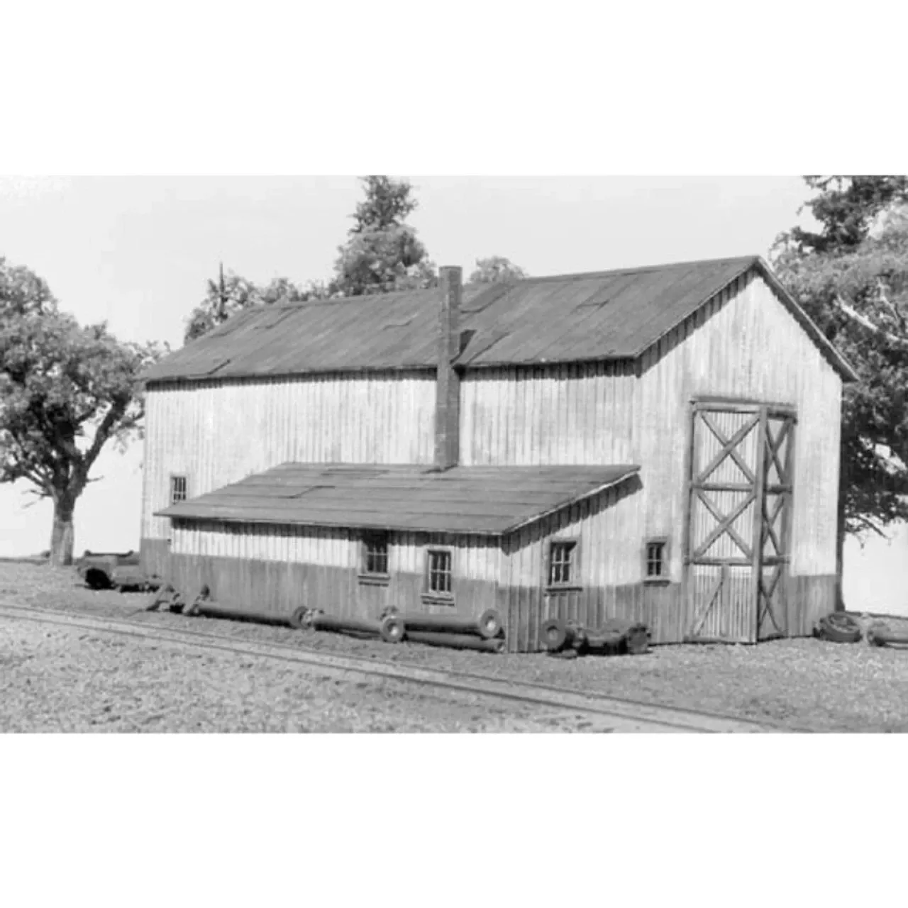 American Model Builders 608 – Single Stall Engine House – N Scale Kit