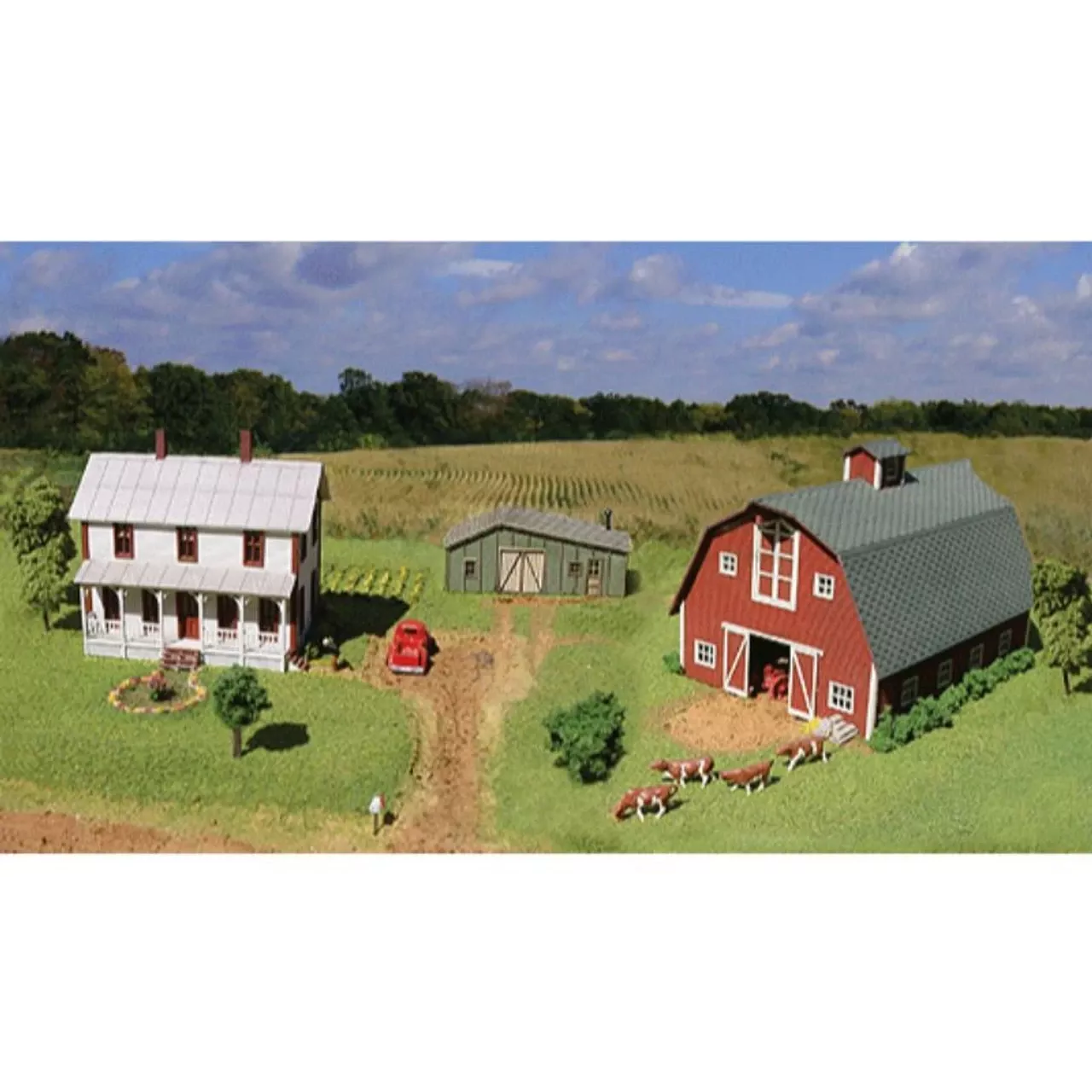 American Model Builders 614 – Midwest Farm Combo – N Scale Kit