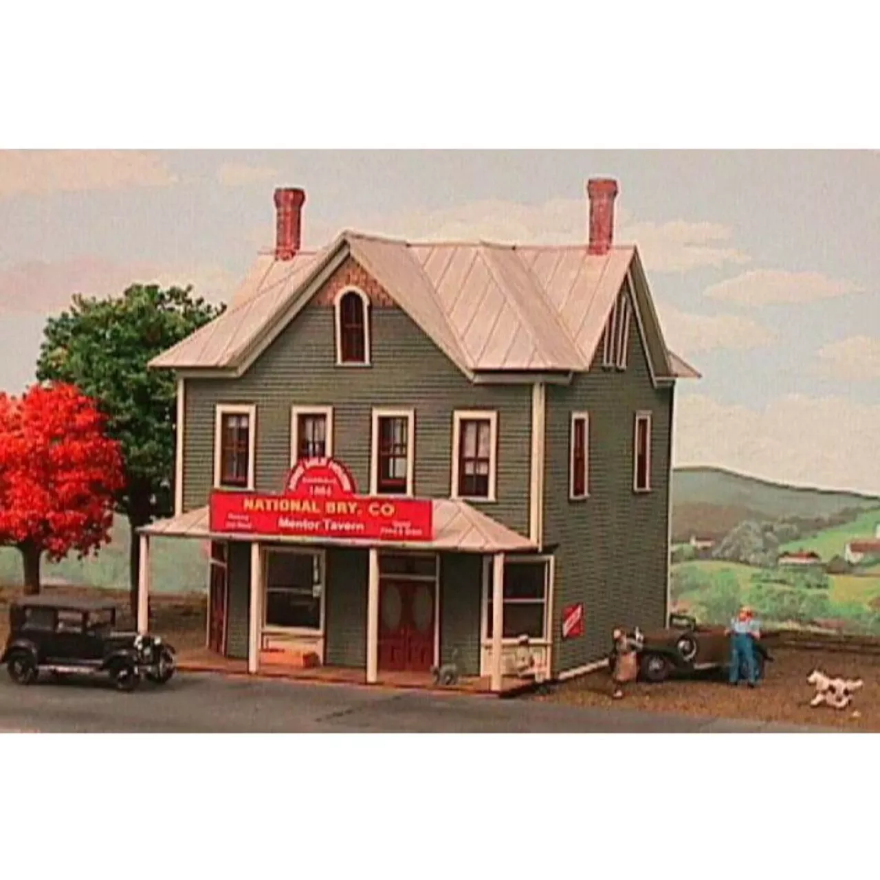 American Model Builders 645 – Nine Mile House And Tavern – N Scale Kit