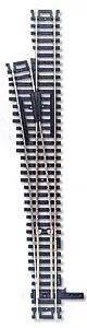 Atlas 283 HO Scale Code 100 Track Mark IV #6 Left-Hand Turnout