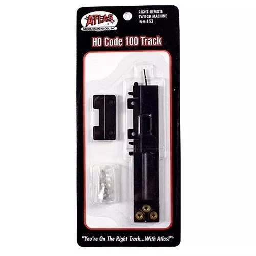 Atlas 53 HO Scale Code 100 Track Remote Right-Hand Switch Machine