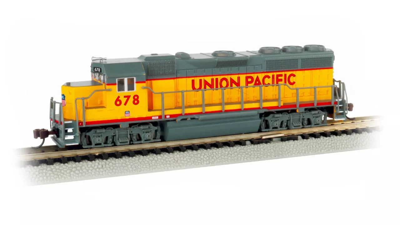Bachmann 66357 – EMD GP40 W/ Econami™ DCC & Sound Union Pacific (UP) 678 – N Scale
