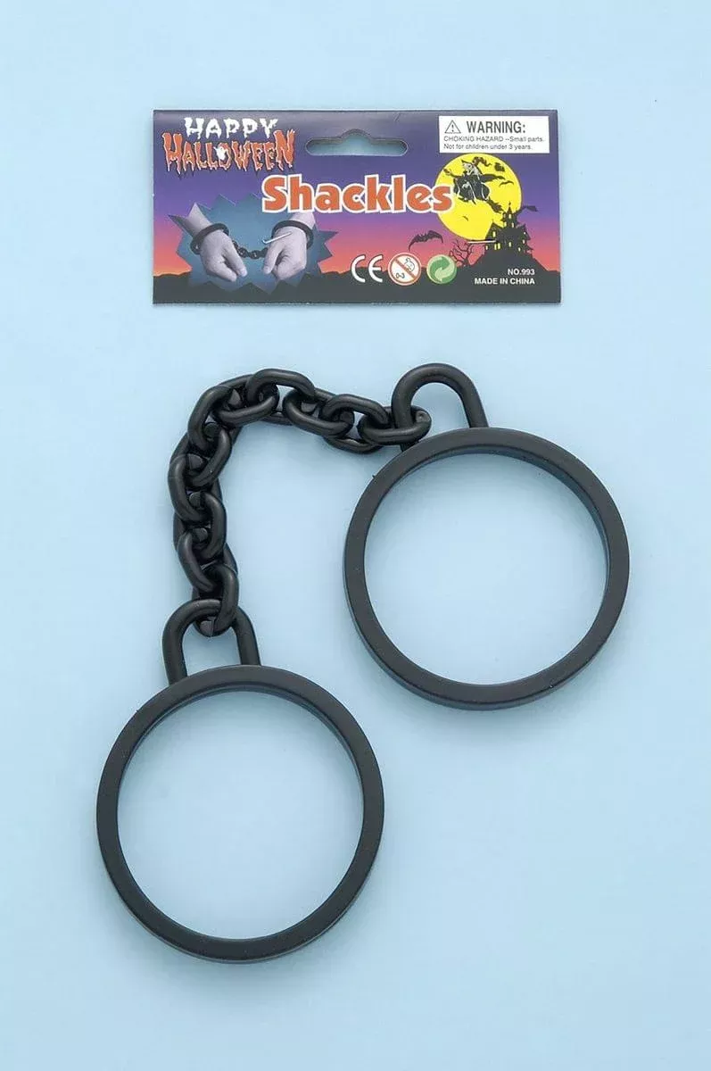 Black Shackles Costume Prop