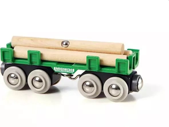 BRIO World Lumber Loading wagon