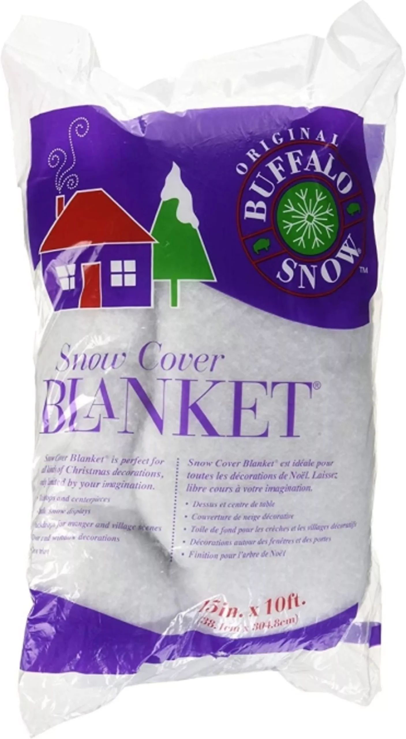 BUFFALO SNOW COVER BLANKET 15''X120''