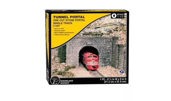 C1267 - Single Portal - Cut Stone (O Scale)