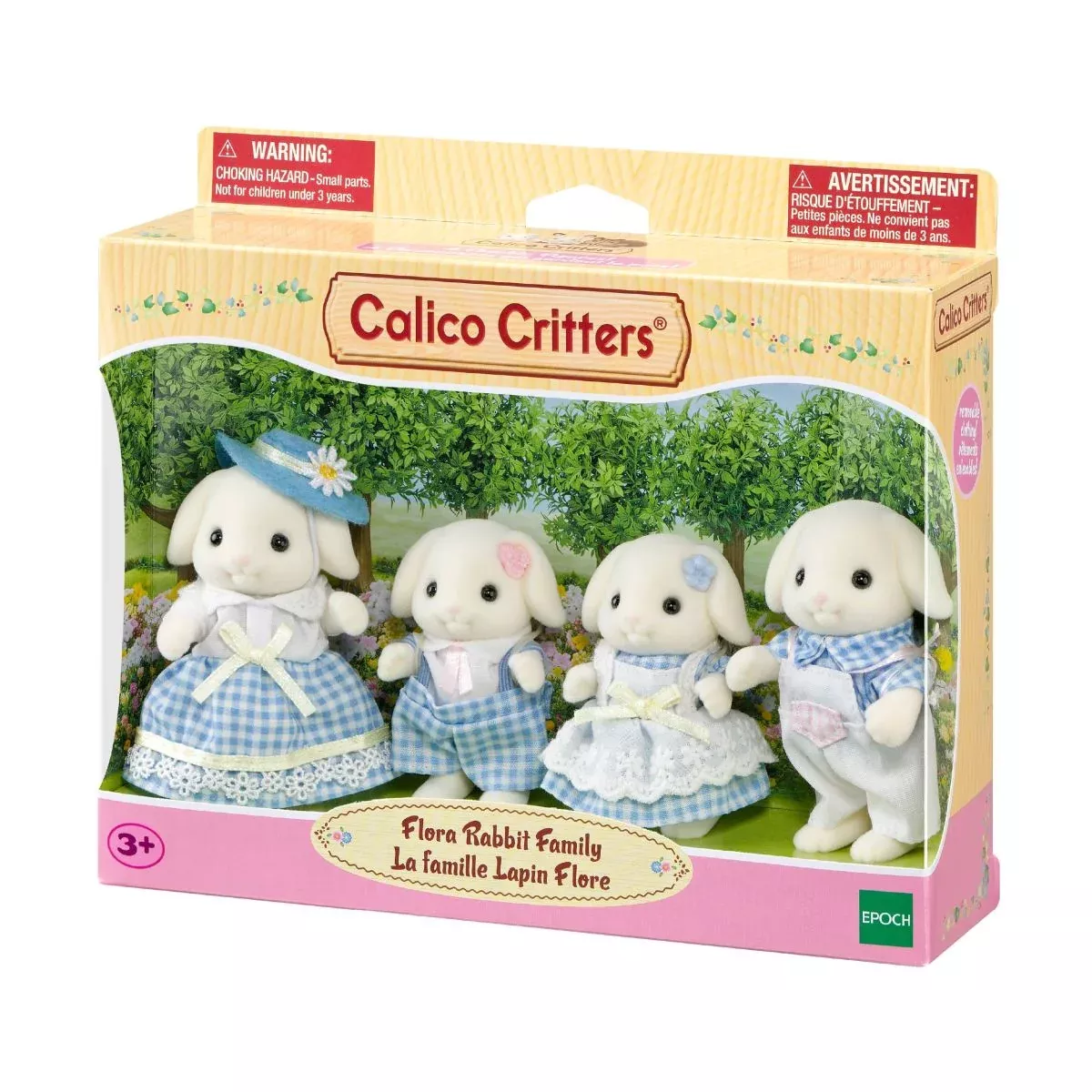 Calico Critters - Flora Rabbit Family