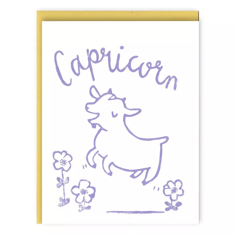 Card Capricorn Birthday