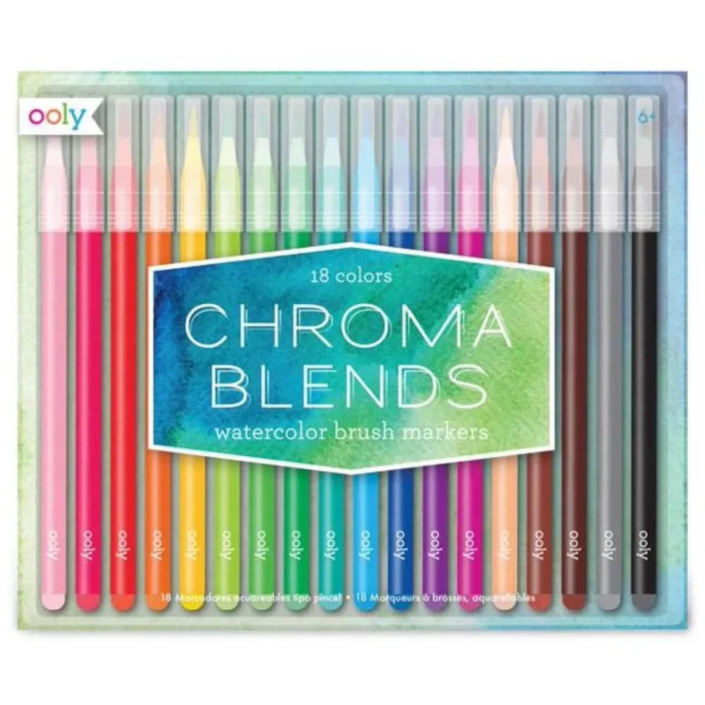 Chroma Blends Watercolor Brush Markers