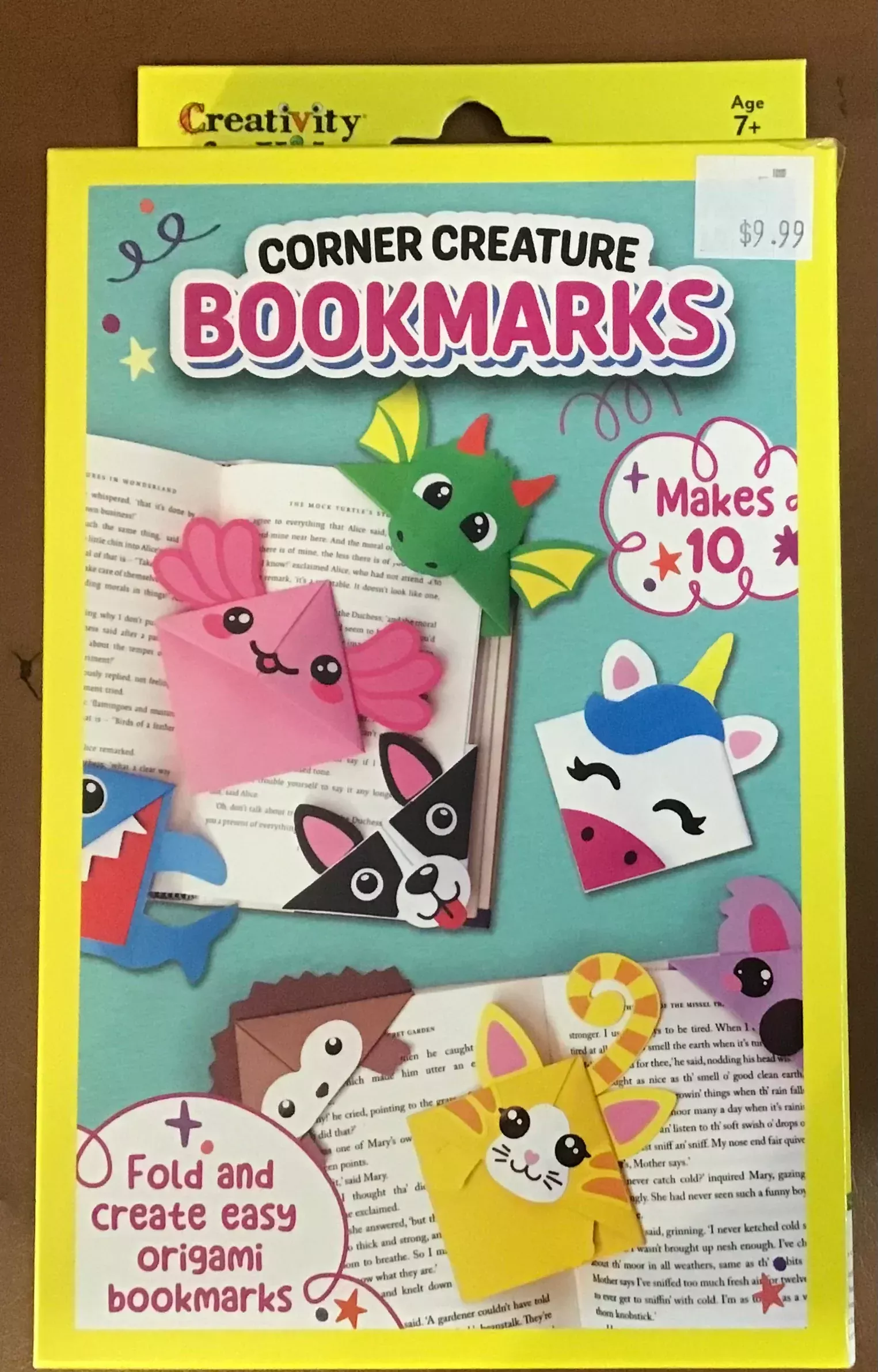 Corner Creature Bookmarks - Easy Origami Bookmarks