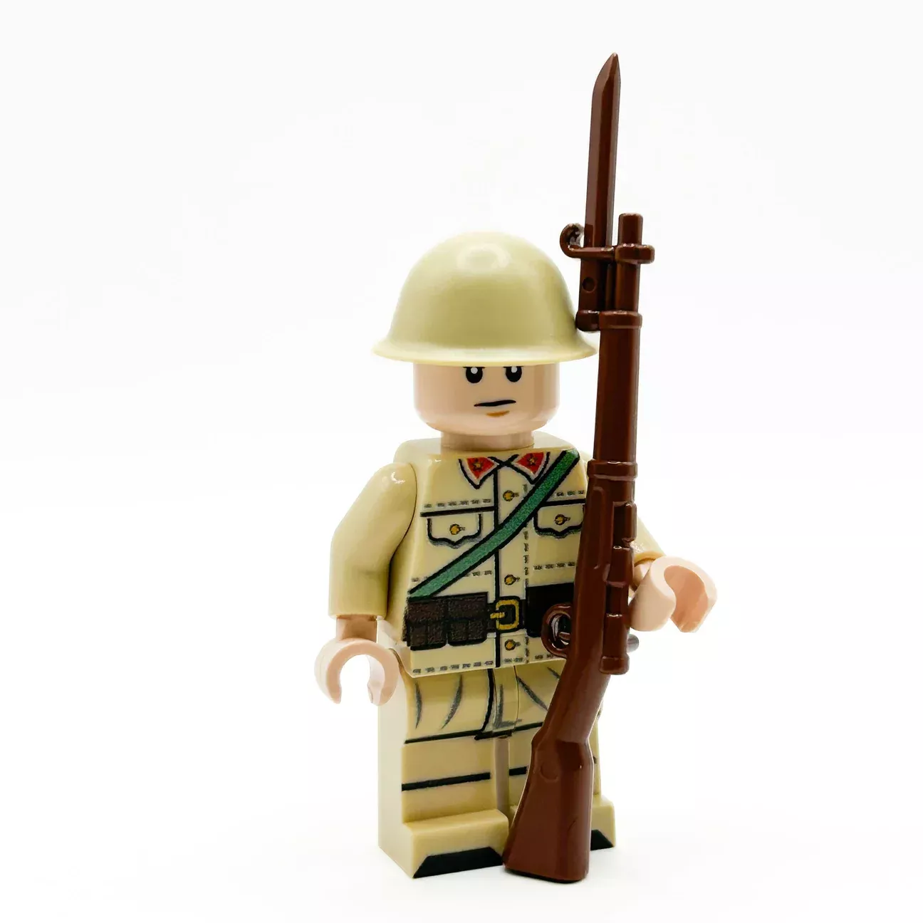 Custom WWII Japanese Soldier Minifigure - Bricks At War