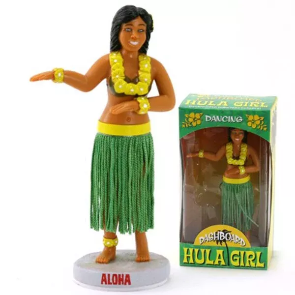 Dashboard Dancing Hula Girl Bobble Figure