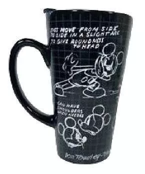 Disney Mickey Mouse Sketchbook BlackCeramic Travel Mug