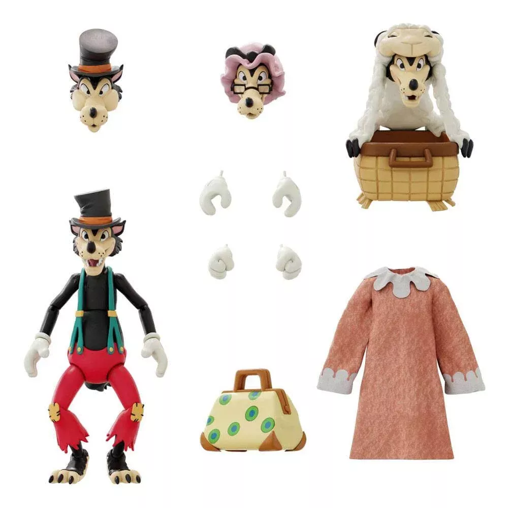Disney Ultimates Action Figure The Big Bad Wolf 18cm