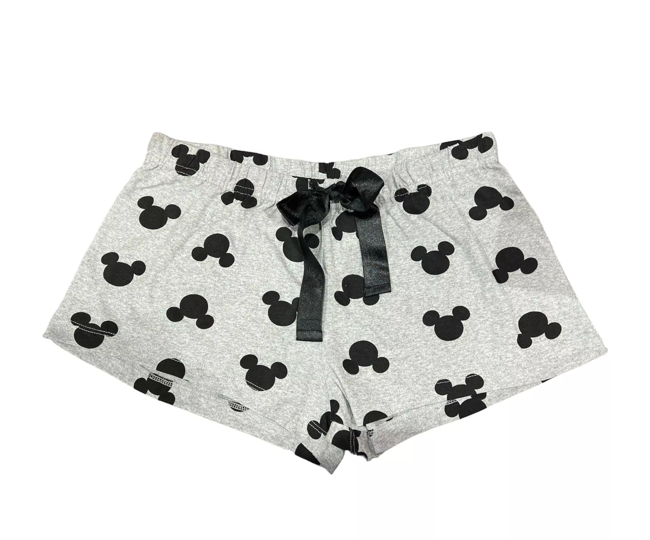 DisneyMickey Mouse Heads Gray Pajama Shorts