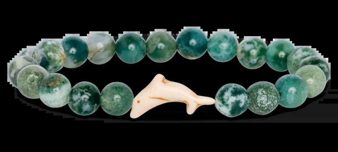 Dolphin Seagrass Tracking Bracelet