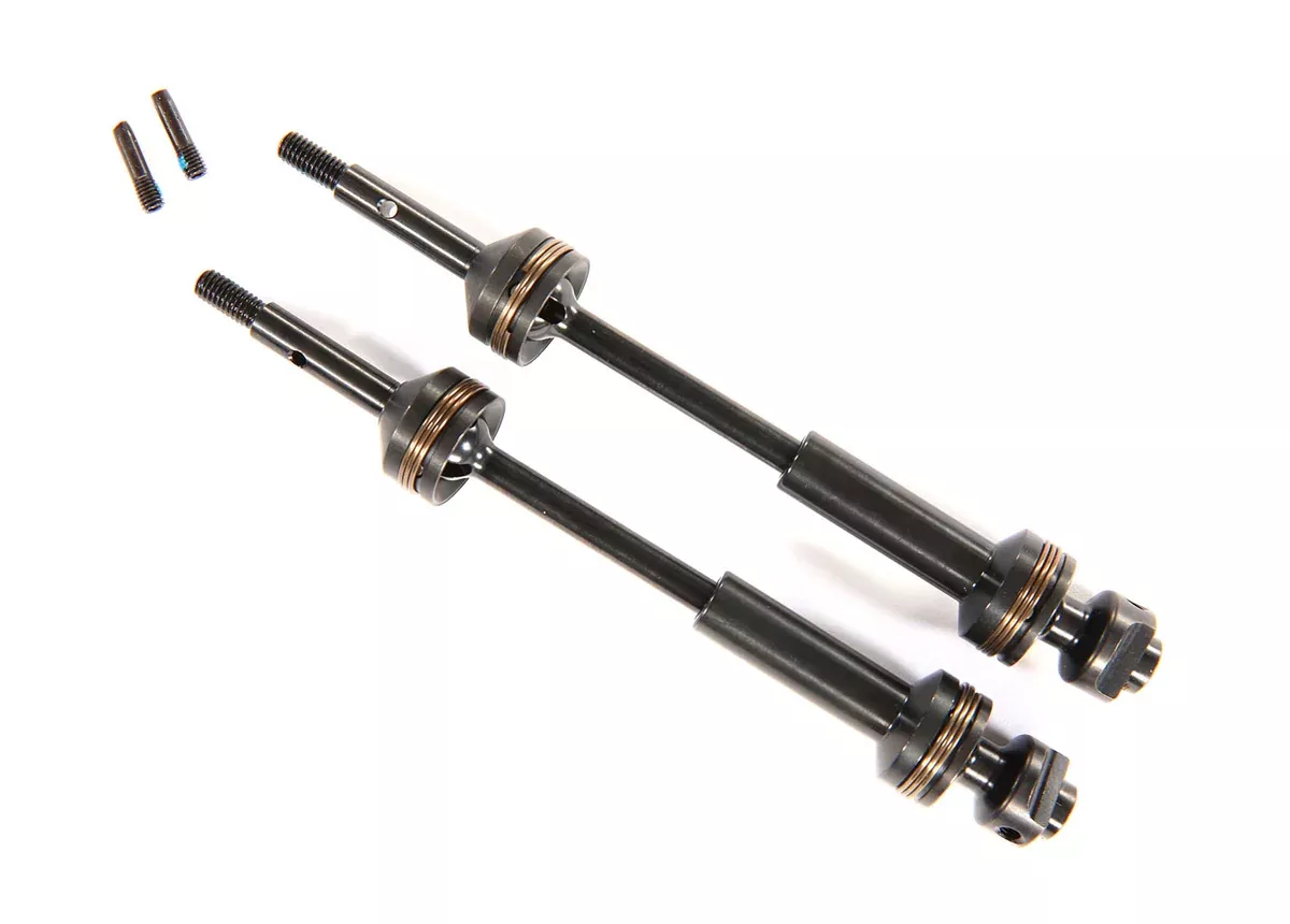 Driveshafts, rear, steel-spline constant-velocity (complete assembly) (2) 9052X