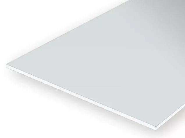 Evergreen Scale Models 19015 White Sheet Styrene .015 12 X 24