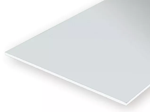 Evergreen Scale Models 9015 White Sheet Styrene .015 x 6 x 12