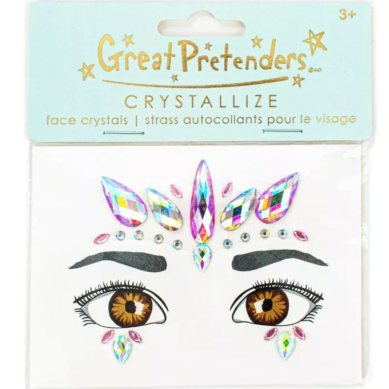 Face Crystals Pink Unicorn