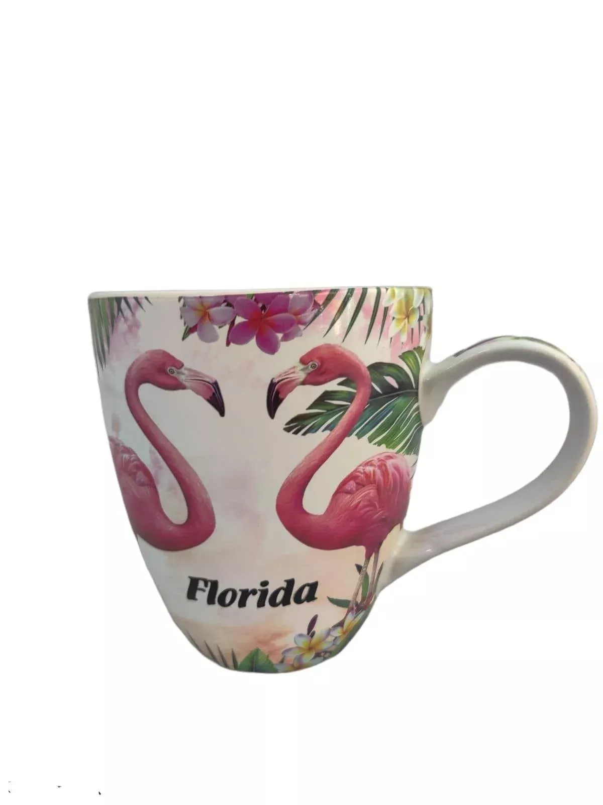 Flamingo Flower Flair 16oz Full Wrap Mug