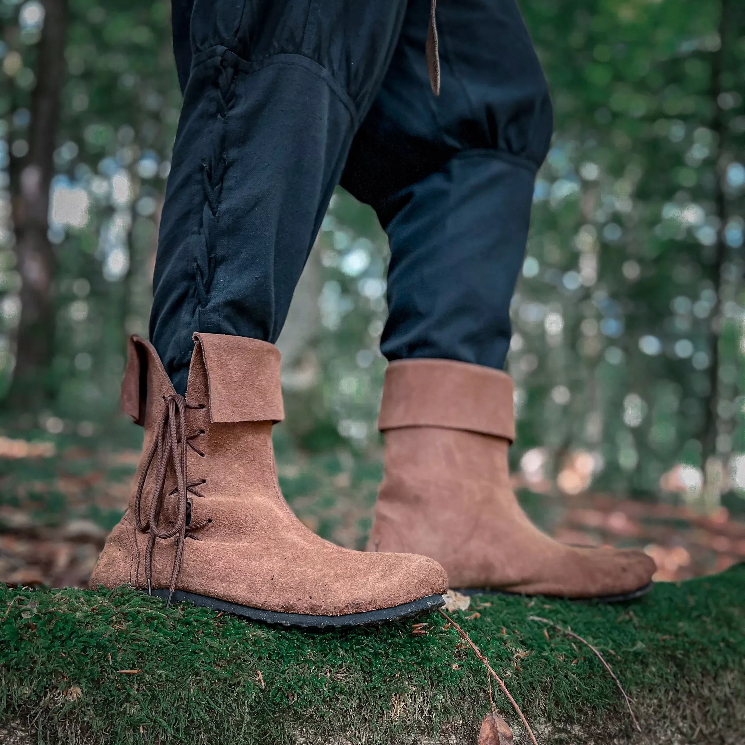 Gaiter boots brown