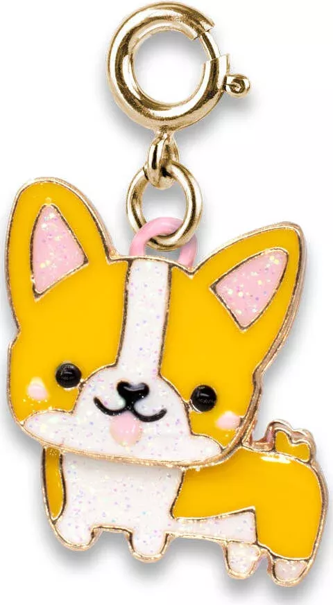 Gold Corgi Charm