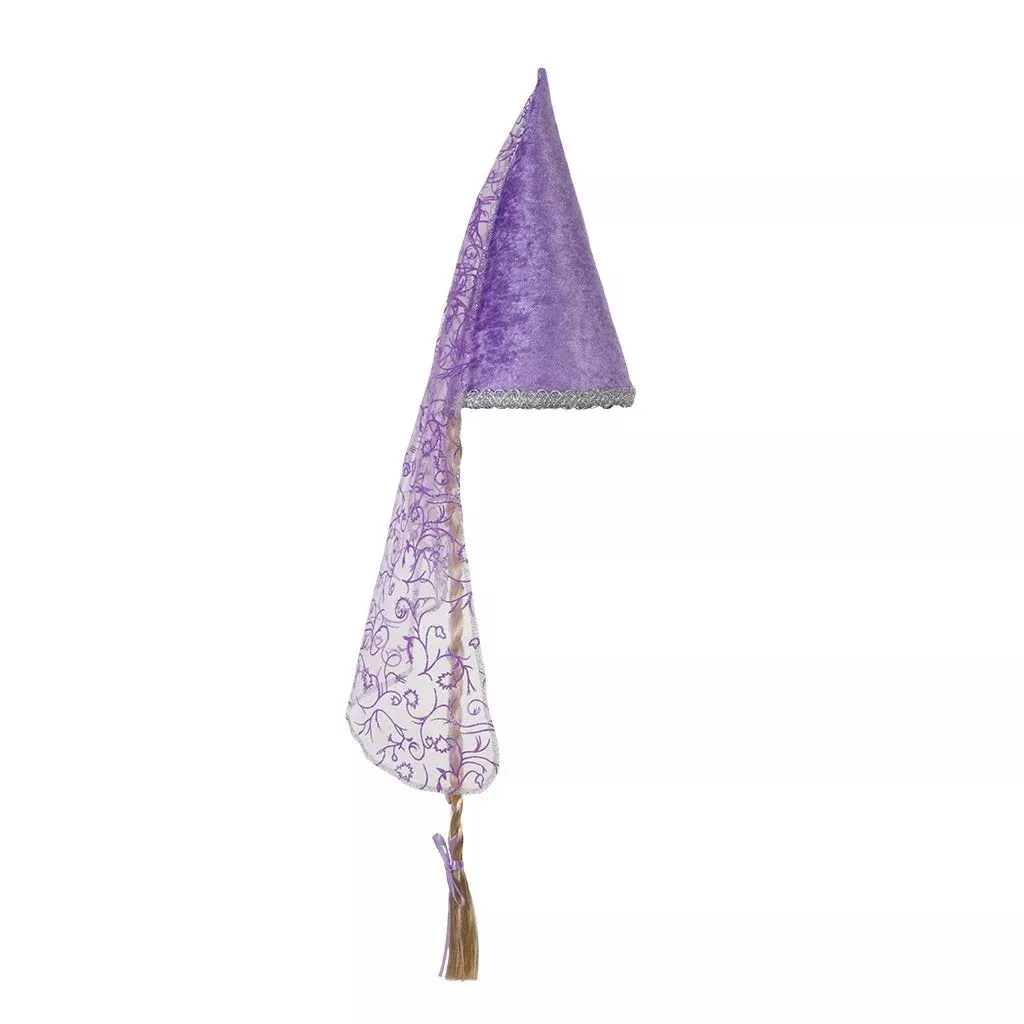 Great Pretenders Tower Princess Hat with Braid