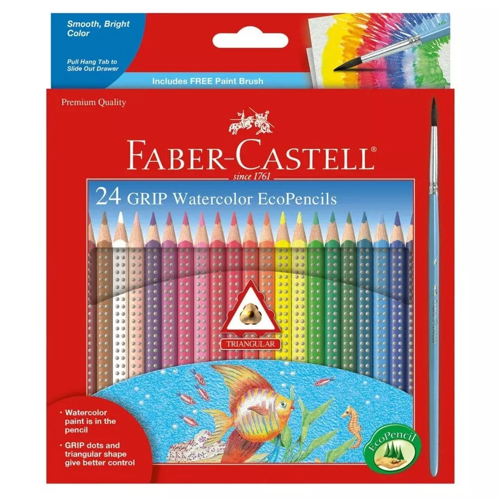GRIP Watercolor EcoPencils 24ct