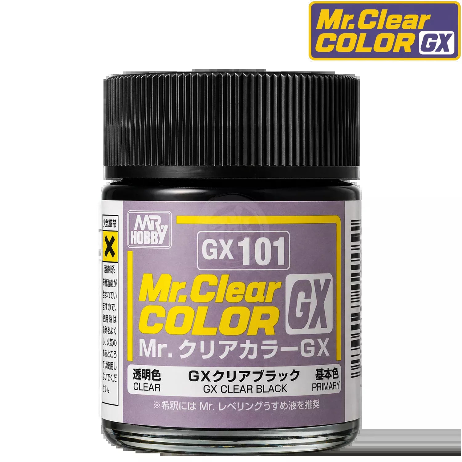 [GX101] GX Clear Black