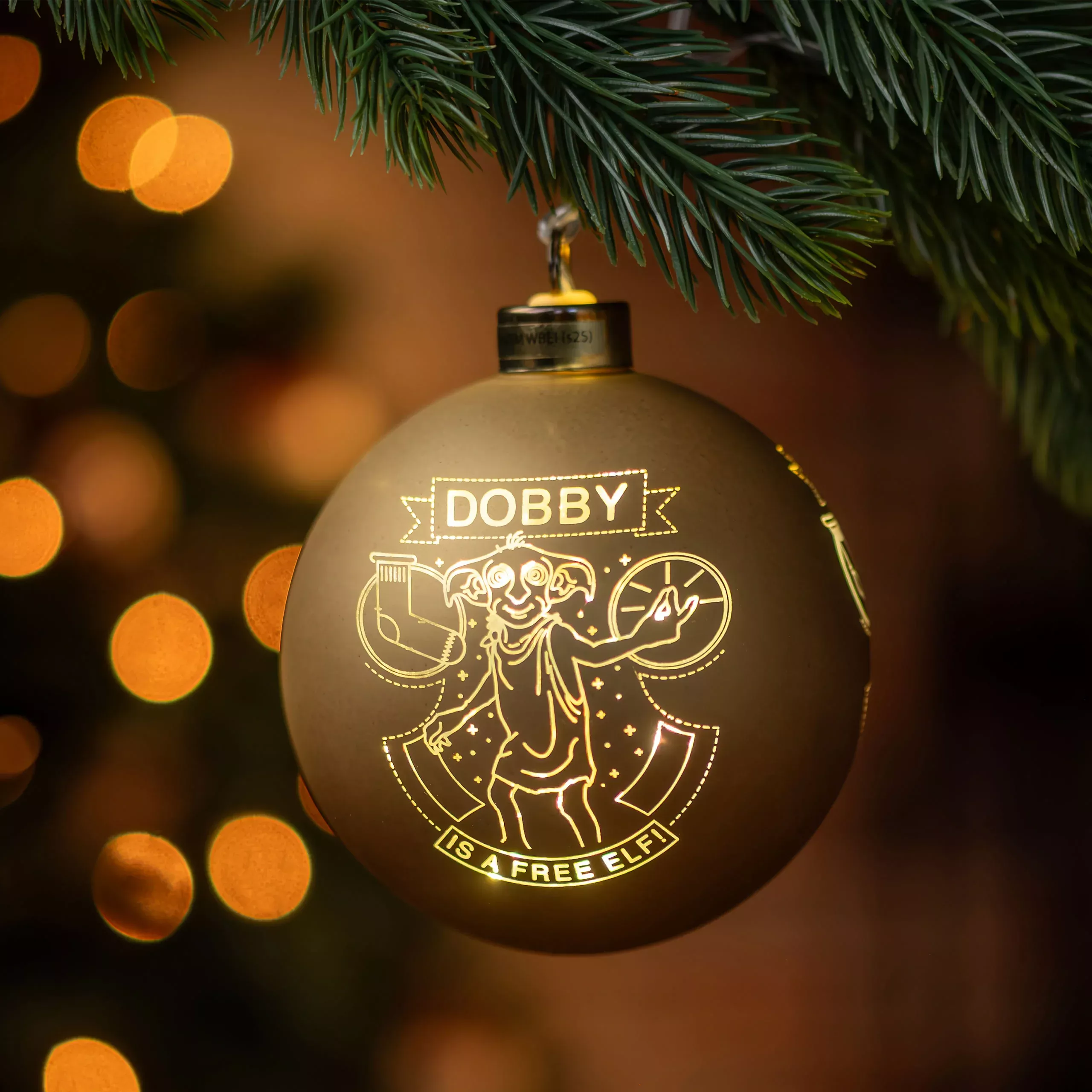 Harry Potter - Dobby Christmas tree bauble with light