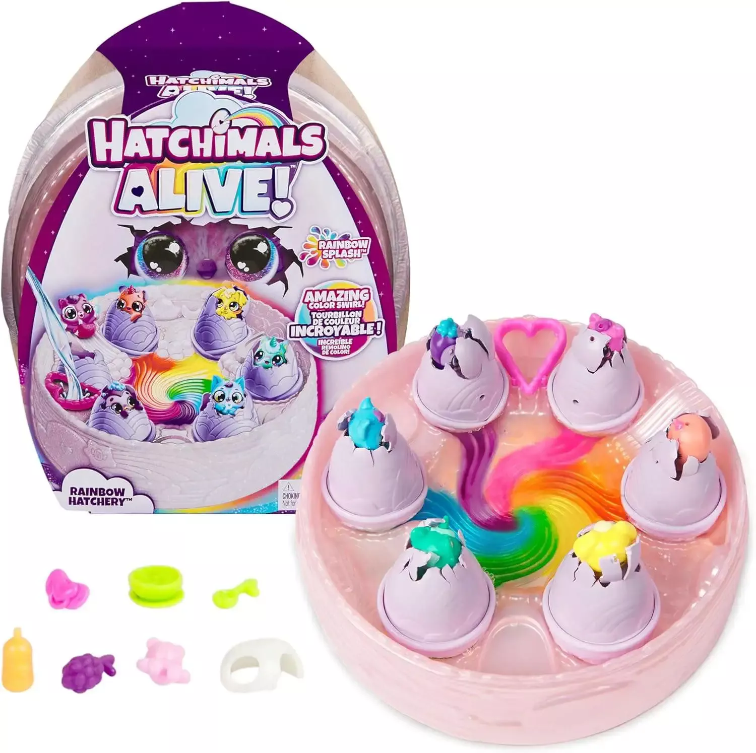 Hatchimal Rainbow Hatchery Toy