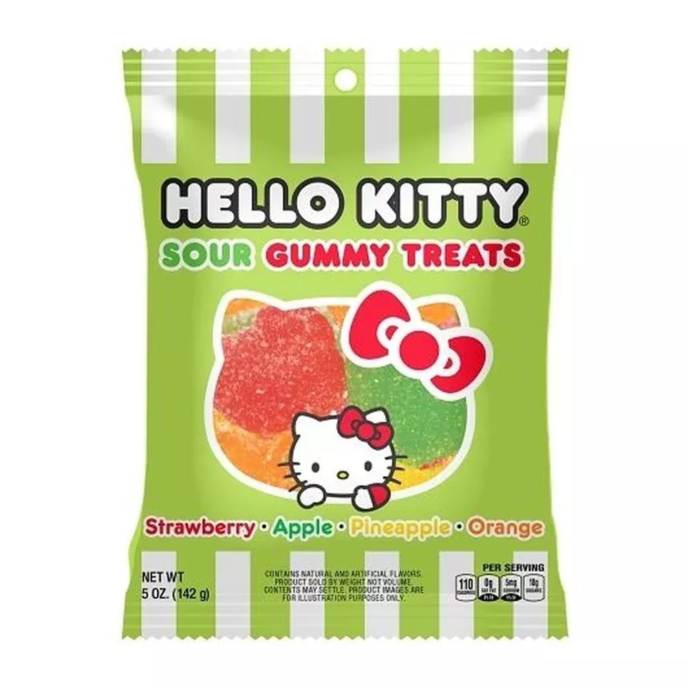 Hello Kitty Sour Gummy Fruit Treats