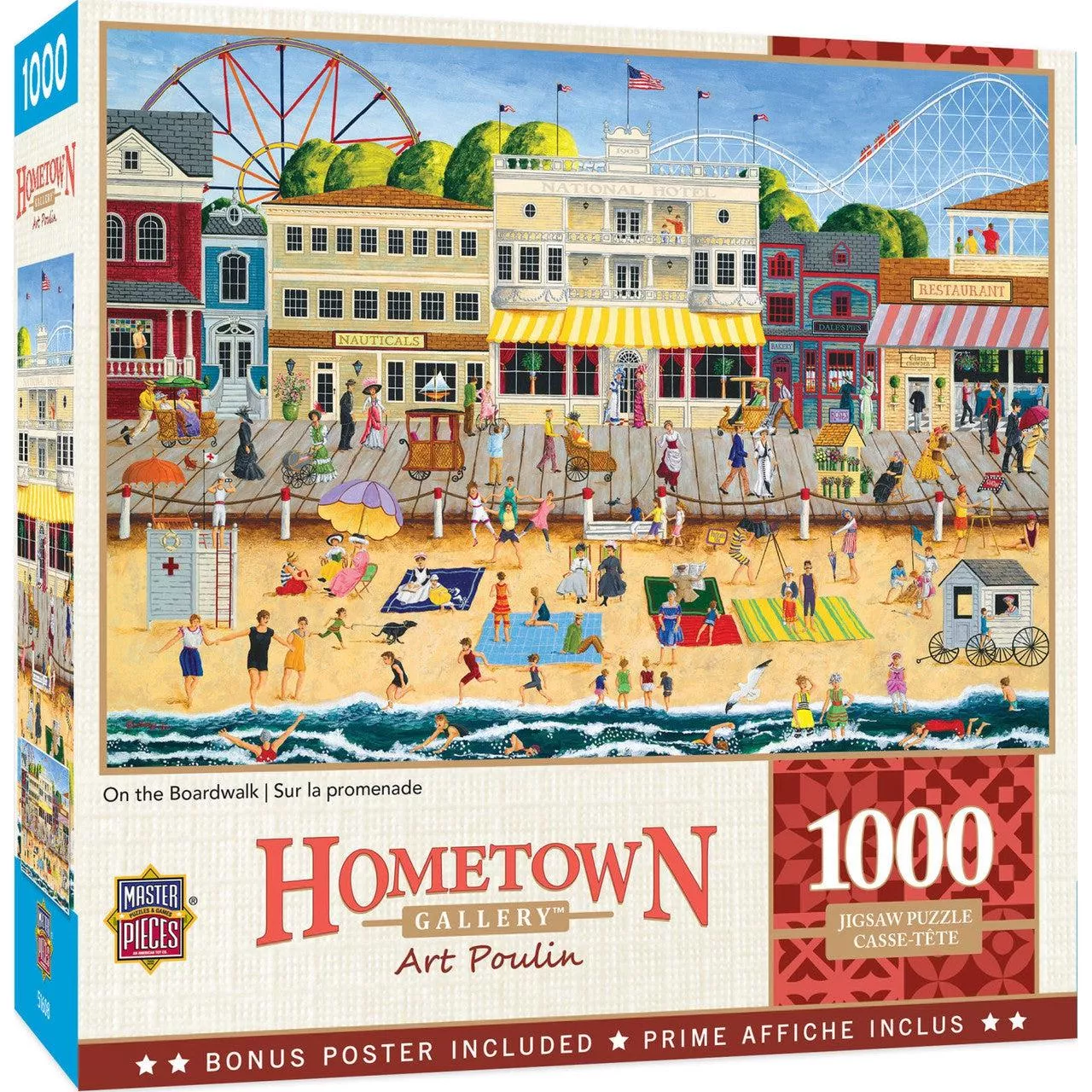 Hometown Gallery - On the Boardwalk - 1000 Piece Puzzle
