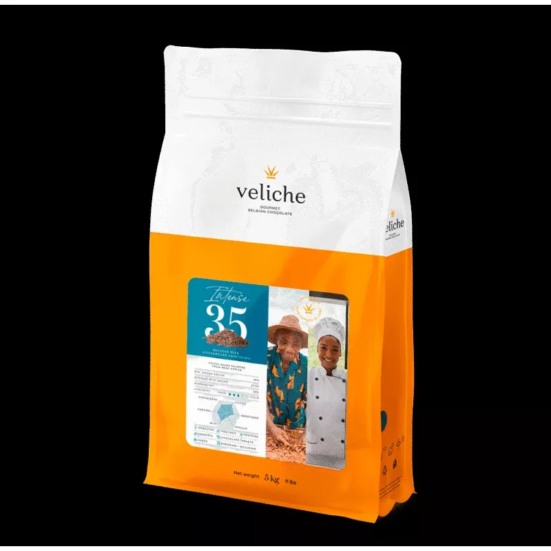 Intense 35% - Belgian Milk Chocolate 5KG
