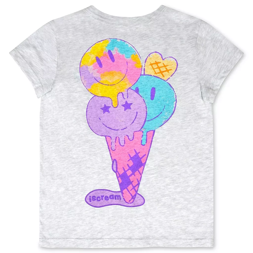 Iscream Gray Ice Cream Party Tee