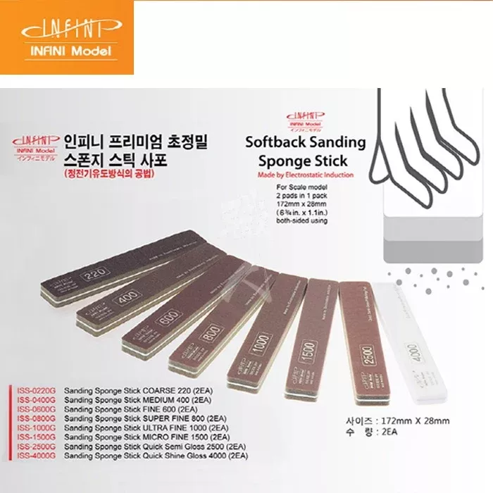 ISS Softback Sanding Sponge Stick