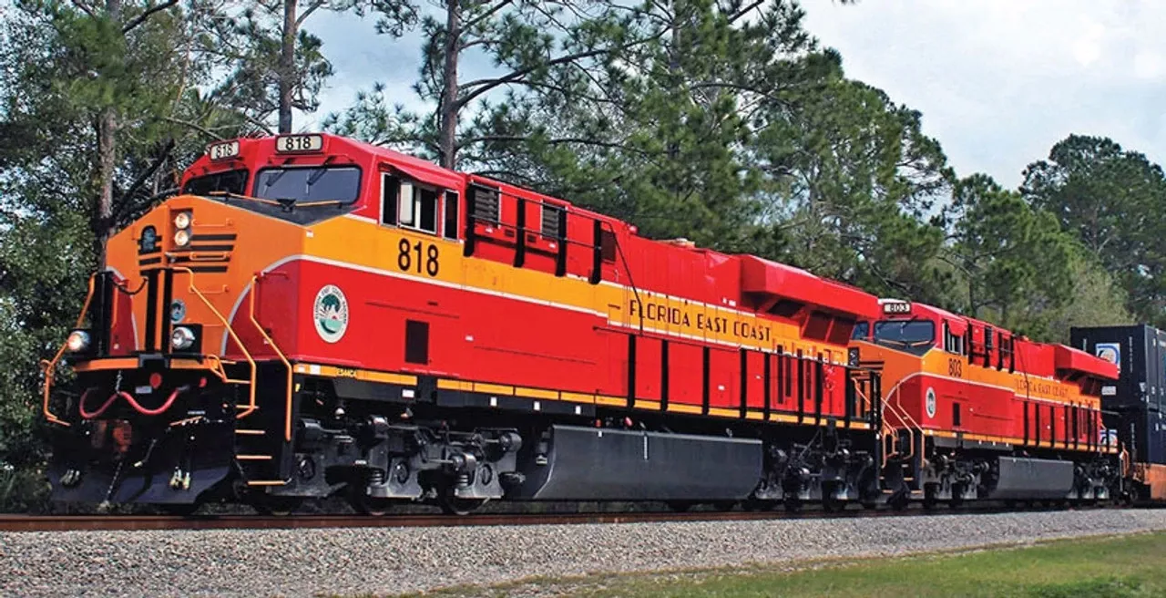 Kato 176-8946 – GE ES44AC Florida East Coast (FEC) 801 – N Scale