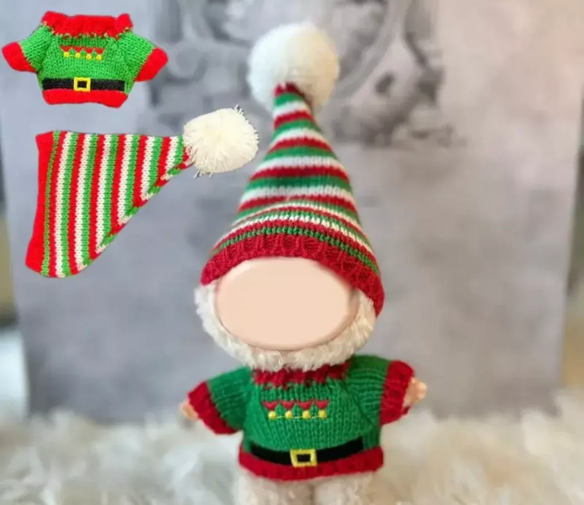Labubu Christmas Elf Outfit