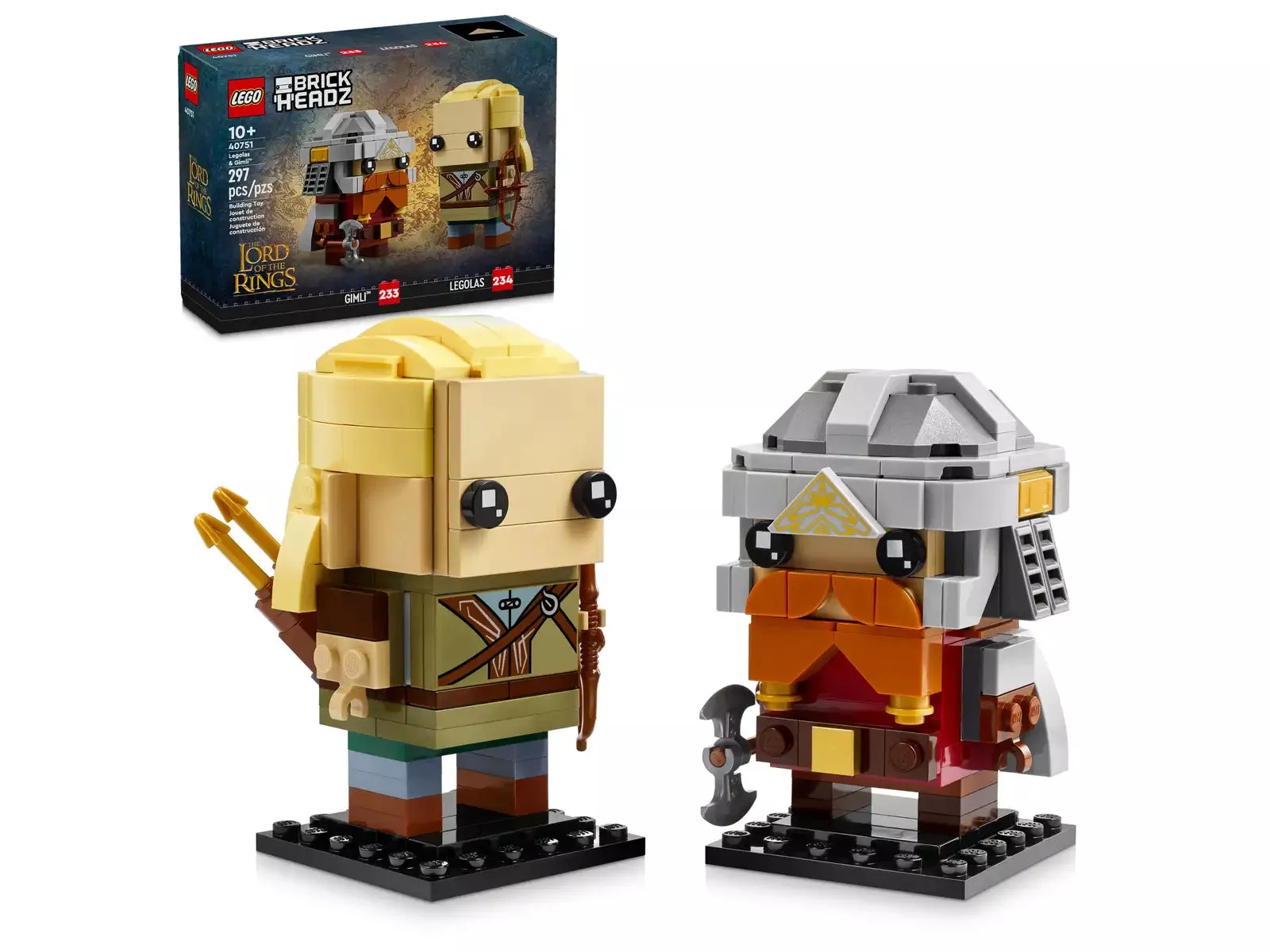 LEGO The Lord of the RingsLegolas & Gimli™ BrickHeadz Set (40751)