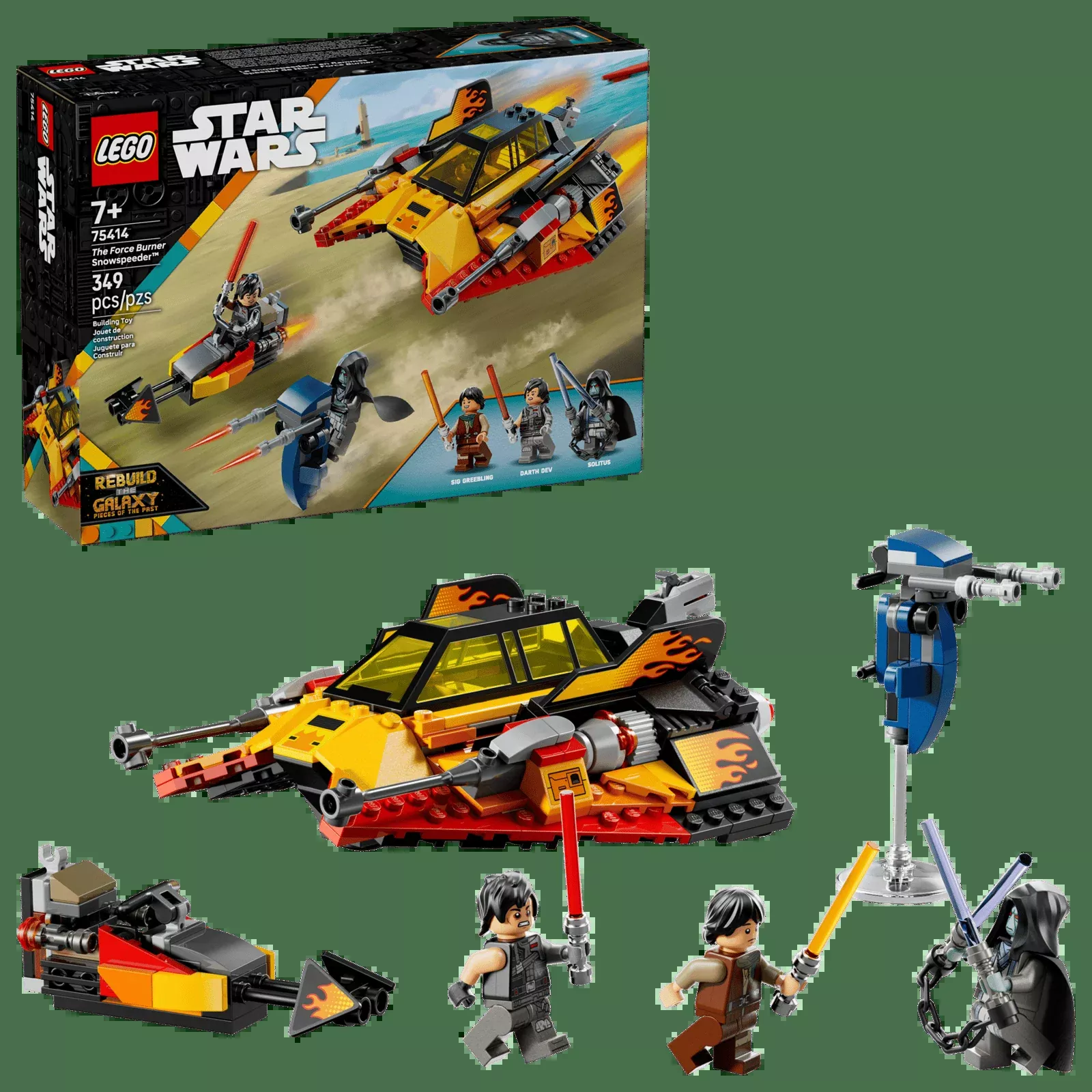 LEGO Star Wars The Force Burner Snowspeeder Set (75414)