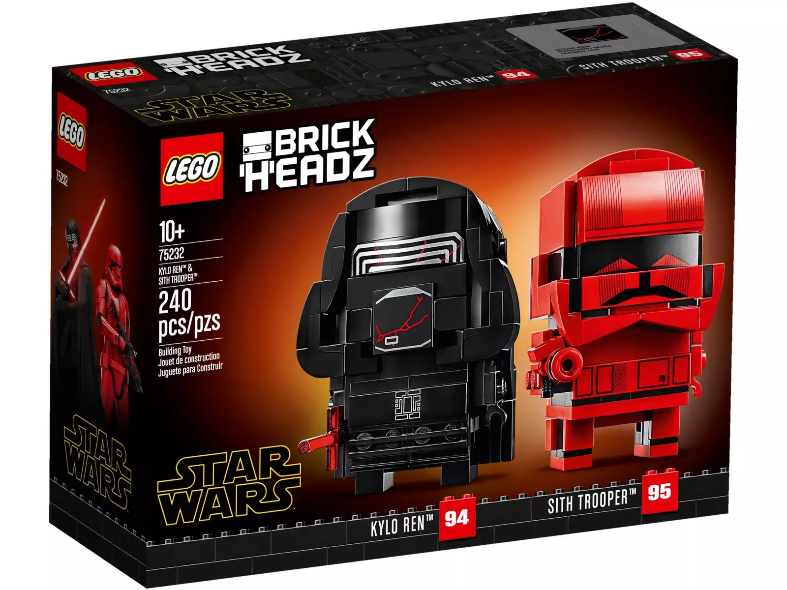 LEGO Star Wars Kylo Ren™ & Sith Trooper™ BrickHeadz Set (75232)
