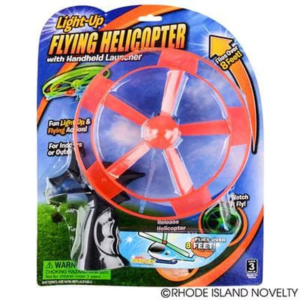 Light Up Rip Cord Helicopter