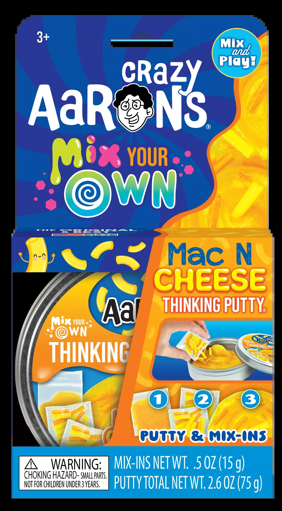 Mac N Cheese Mix Your Own Thinking Putty Crazy Aarons