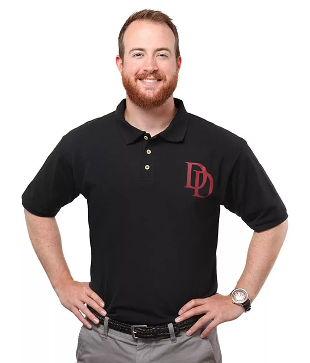 Marvel's Daredevil Logo Men's Polo Shirt