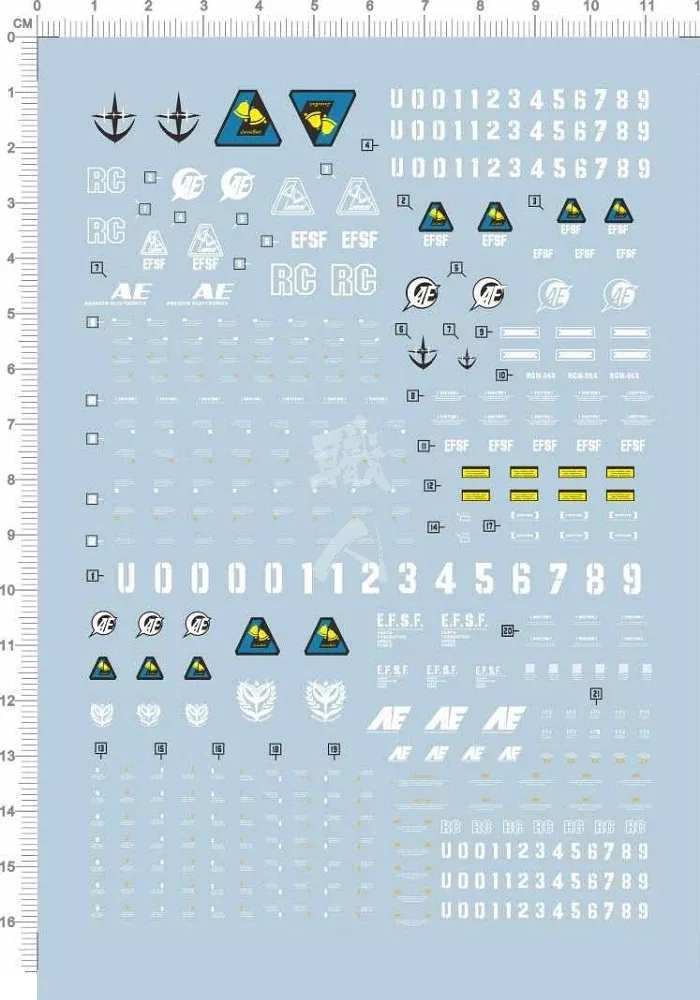 MGJesta / Jegan Waterslide Decals