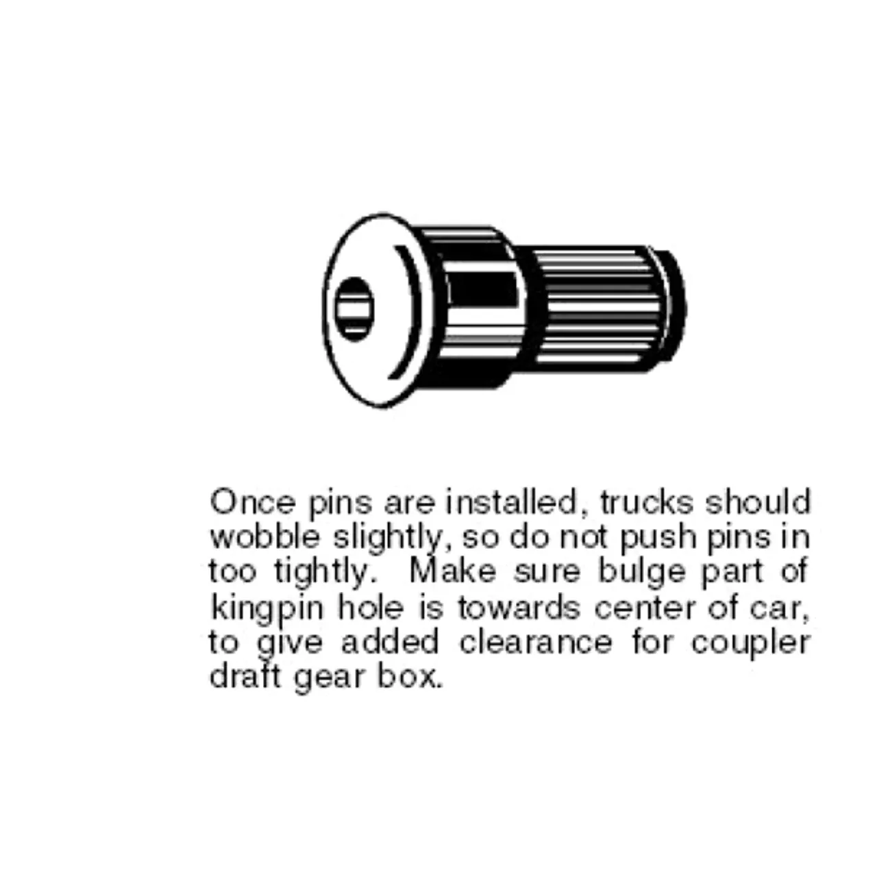 Micro-Trains 00312032 – Standard Truck Bolster Pins (1086) – 12 Each